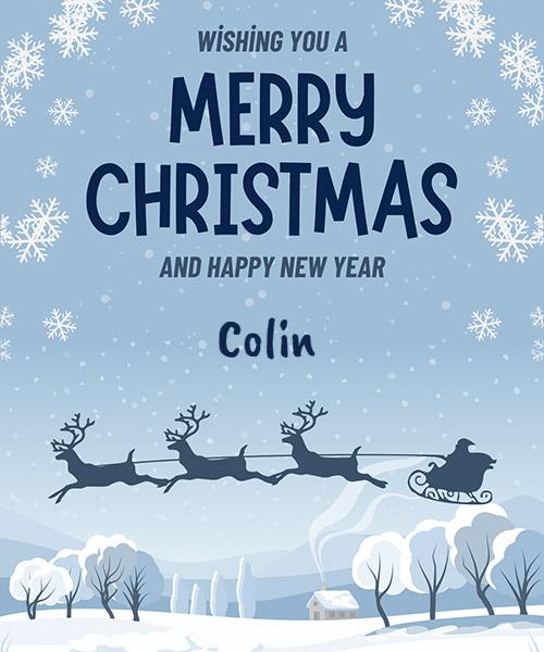 personalised christmas card