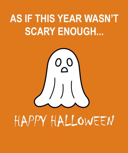 Funny personalised halloween card